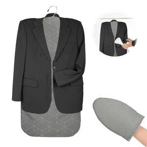 다림질 장갑이 달린 옷용 스티머 보드, 35인치 17.5인치 걸이 다리미 패드, 옷을 찌는 패드가 스팀 스탠드