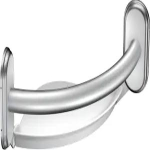 모엔 LR2354DCH 욕실 안전 모서리 선반이 통합된 9인치 곡면 그립 바 크롬