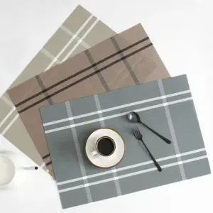 [퍼니메이커]체크무늬 개인 테이블보 식탁보 1인 테이블 식탁매트 1인식탁매트 식탁덮개 홈파티테이블 식탁