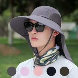 [패션] 남자 여자 자외선 차단 넓은챙 등산 낚시 벙거지 모자