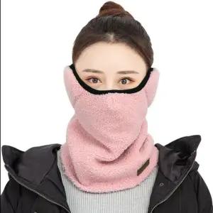 남성목토시 겨울바이크워머 싸이클넥워머 방한골프 핑크