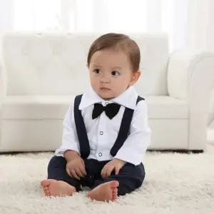 [베스트TOP100] 귀여운 턱시도 멜빵 우주복 300202