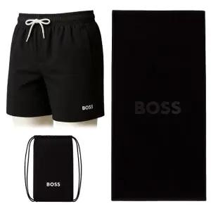 남성 물놀이 워터파크 반바지 숏팬츠 비치타올 타월 세트