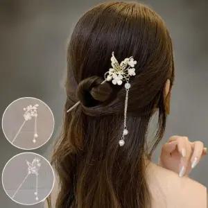 [신상오픈런]여성용 귀여운 올림머리 헤어핀 방울 비녀 (35830144)