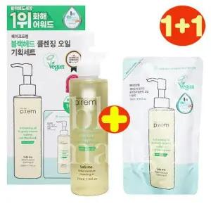 [셀러허브]메이크프렘 세이프 미 릴리프 모이스처 비건 클렌징오일 리필기획 (210ml+100ml (S33558044)