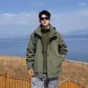 남성용 캐주얼 방수 트렌치코트 봄가을 점퍼 야상 야상사파리 MODU3