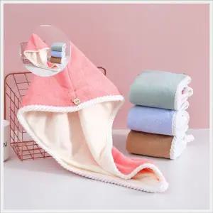 TC2 극세사 드라이 머리수건 샤워 헤어 타올 양면