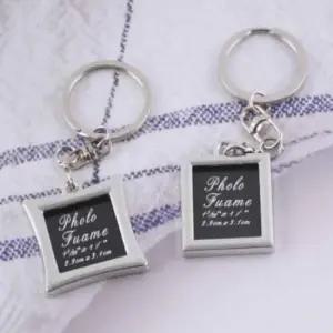 에코백 사진 증명 크로스백 키링 커플 커플열쇠고리 포토 금속 하트 가방