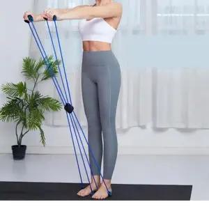 다양한 전신 운동 코어 십자 로잉 밴드 필라테스 요가 용품