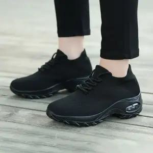 베이직 통굽 데일리 워킹화 여성 슬립온 스니커즈