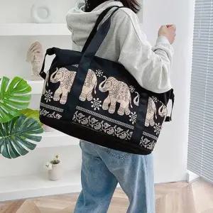 여행가방 캐리어 배낭 빅사이즈 여성 숄더 코끼리패턴 쇼퍼백