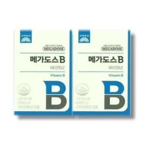 [셀러허브][건강식품] 고려은단 메가도스B 비타민B군 2박스 (S31804048)
