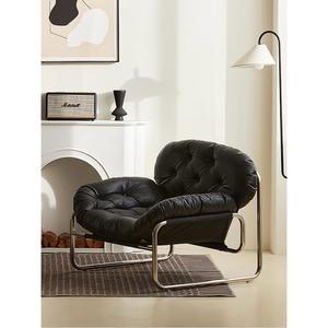 가죽 안락의자 암체어 수유 소파 임원 1인 휴식 회의실 블랙 침대 독서