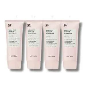 [셀러허브][뷰티나라] 아트델리 멜라컷 선크림 톤업 선크림 50ml 4개입 (S33378405)
