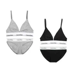 CK 여성 스포츠 브라렛 삼각팬티 세트 QF1061 F3787