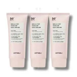 [셀러허브][뷰티나라] 아트델리 멜라컷 선크림 톤업 선크림 50ml 3개입 (S33378406)