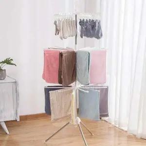 3단 ASI874F8 대형 빨래 건조대 아기 수건 양말 걸이 아파트