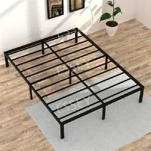수납형 침대프레임 매트리스 깔판 블랙 무헤드 조립식 침대