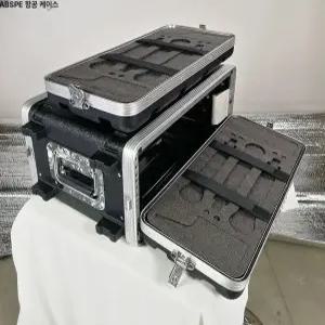 오디오 랙케이스 4U 이동형 보관함 수납박스 앰프 이펙터 이동식 수납 캐비닛