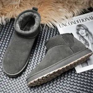 털신 겨울 남성 발목 털부츠