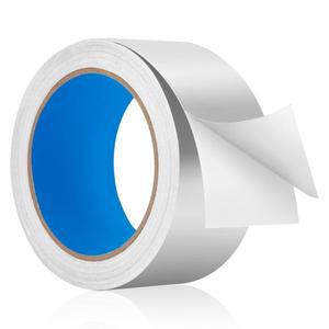 더두꺼운 은색 알루미늄 호일 테이프 덕트 작업용 중량급 HVAC 공기 통풍구 금속 수리 배기 에어컨 건조기