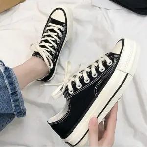 여성 캔버스 통굽러닝 운동화