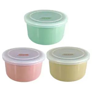 블루마마 도시락 냉동밥 이유식 도자기 용기 400mlX3 BNA