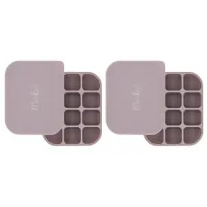 블루마마 토핑 이유식 용기 보관 실리콘 큐브 12구X2 BNA