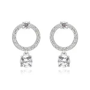 [신세계라이브쇼핑]스와로브스키 5563278 Constella 후프 드롭 귀걸이