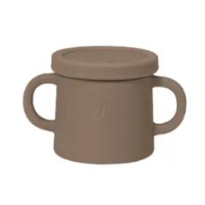 블루마마 유아 양손 머그컵 자기주도 연습 샌드베이지 BNA