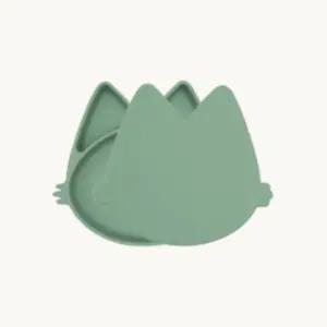 블루마마 유아 고양이 흡착 식판 뚜껑 세트 실리콘 BNA