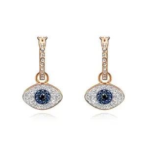 [신세계라이브쇼핑]스와로브스키 5425857 Symbolica 이블 아이 후프 드롭 귀걸이