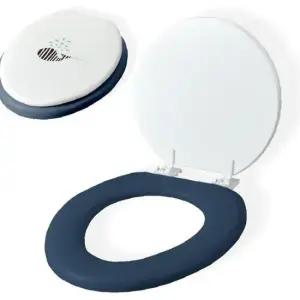 변기 시트 웨일 O형 쿠션 커버 간편 설치 변기커버 삼정393