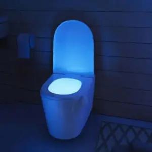 8가지 컬러 자동 감지 센서 화장실 야간 변기 센서등