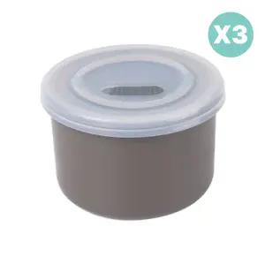 블루마마 유아 이유식 보관 용기 냉동 그레이 250mlX3 BNA