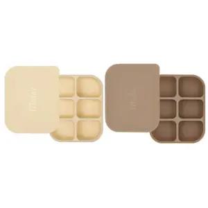 블루마마 이유식 실리콘 토핑 냉동 보관 큐브 6구 X2 BNA