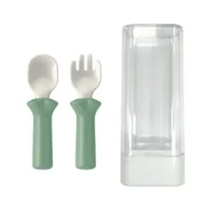 블루마마 자기주도 이유식 유아식 수저 세트 민트 BNA