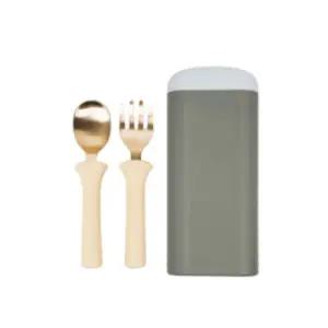 블루마마 어린이 수저 식기 세트 케이스 휴대용 버터 BNA