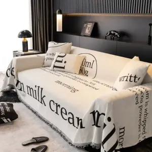 영문 레 기숙사 낮잠 양면블랭킷 플리스 소파담요 캠핑