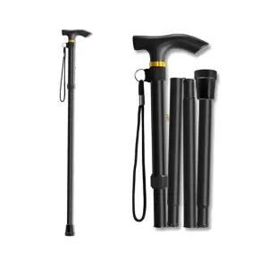 지팡이 접이식 휴대용 가벼운 길이조절 노인 어르신