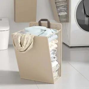 사각 ATP352L7 벽걸이 세탁 빨래 바구니 수거함 대형 그레이