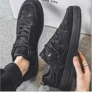 남성용 운동화 캐주얼 블랙