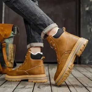 남성 방한 워커 기모 겨울