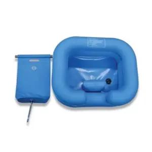 임산부 에어 세발기 간병용 침상 환자머리 요양병원 간이목욕기