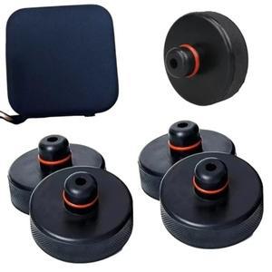 테슬라 호환 모델 3 Y S X용 고무 리프팅 잭 패드 어댑터 리프트 포인트 수리 도구 퍽 섀시 스탠드 링한 액