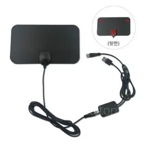 세트 TV S-ANT30 벨톤 수신 지상파 안테나 UHD 증폭기 부착형 초슬림 3M