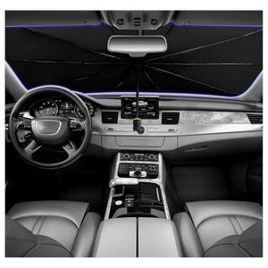 55 12 30 71 자동차 우산 선쉐이드 앞유리용 5겹 티타늄 실버 패브릭 실내를 시원하게 유지하는 범용 앞유