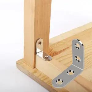 가구 고정 스텐 L코너철 경첩 꺽쇠 직각 철물 부속품 브라켓 지지대