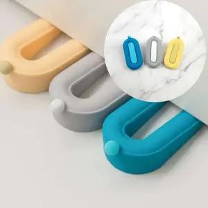 방문 고정 도어스토퍼 PVC 문바닥 미끄럼방지 다용도 문받침