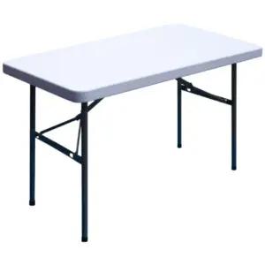 BM-4FT(일체형)-B 브로몰딩 다리접이식 테이블 1개 피크닉 식탁 야외 사각탁자 다용도
